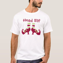Head Elf Christmas T - Shirt