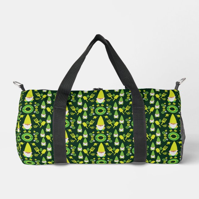Head Garden Gnome Gardener Duffle Bag (Vorderseite)