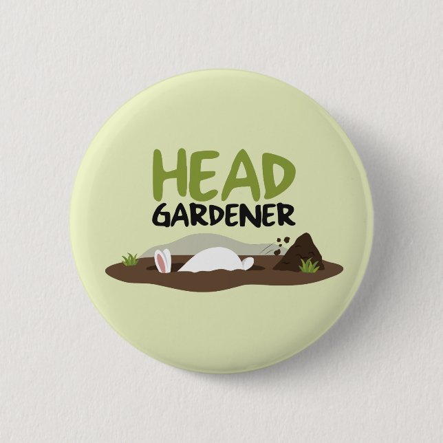 Head Gardener Illustration Button (Vorderseite)