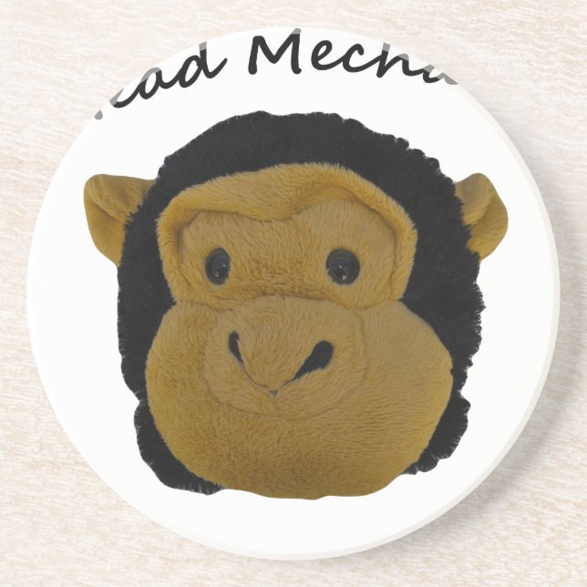 Head Mehanic Sandstein Untersetzer (Vorne)