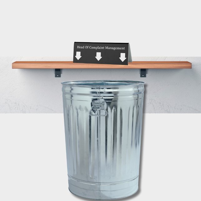 Head of Complaint Management Black Tischaufsteller (Von Creator hochgeladen)