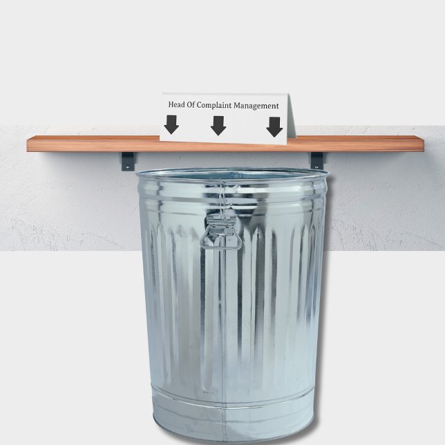 Head of Complaint Management White Tischaufsteller (Von Creator hochgeladen)