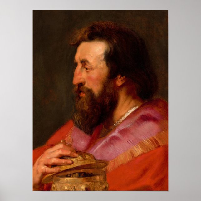 Head of One of the Three Kings, Melchior Poster (Vorne)