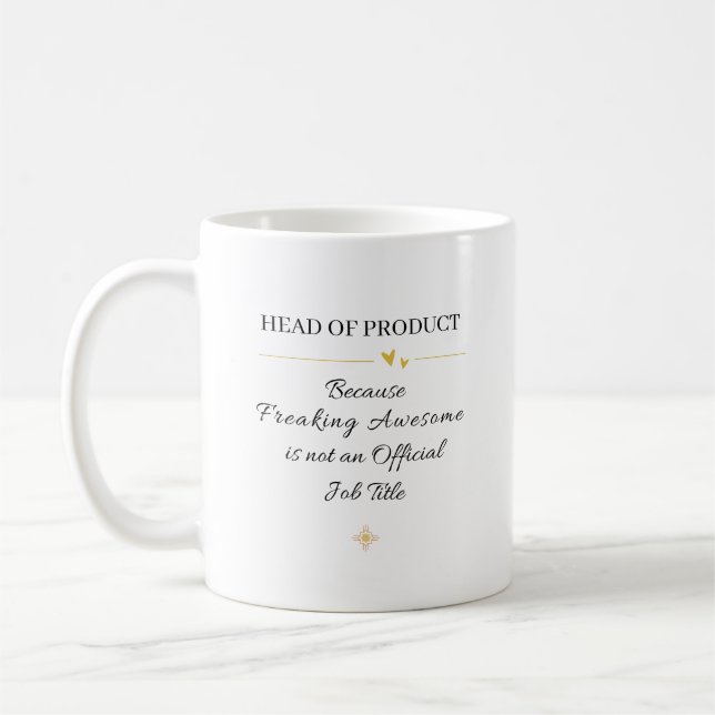 Head of Product Office Quote Kaffeetasse (Links)