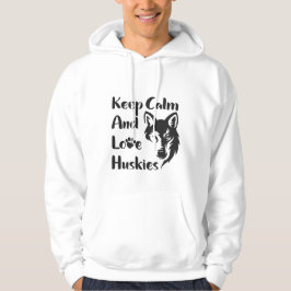 Head Siberian Husky Vintag Hoodie