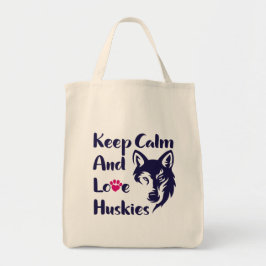 Head Siberian Husky Vintag Tragetasche