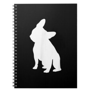Head Tilt Apparel Frenchie Head Bulldog Lover Gesc Notizblock