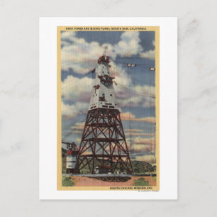 Head Tower, Mixing Pflanze, Shasta Dam Postkarte
