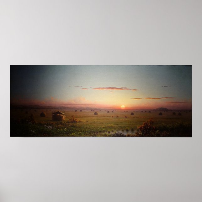 Heade - Ipswich Marshes 1867 Poster (Vorne)