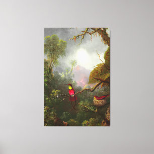HEADE - Nesting Hummingbirds, Brasilianisches Land Leinwanddruck
