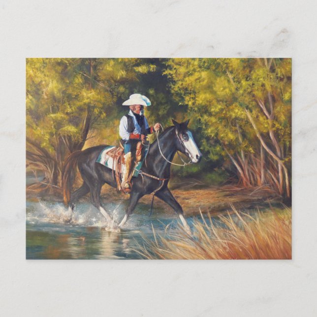 Headin'Upstream Postkarte (Vorderseite)