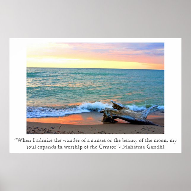 Headlands Sunset Poster (Vorne)