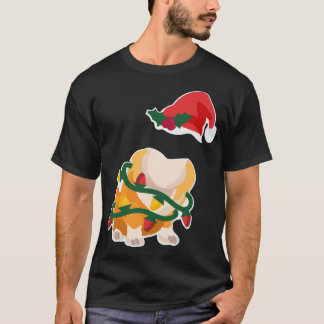 Headless Corgi Body Costudy With Christmas Hat T-Shirt
