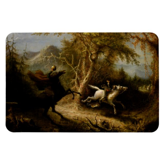 Headless Horseman Halloween Legend Sleepy Hollow Magnet (Horizontal)