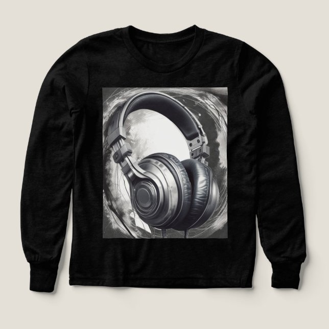 Headphone Artwork Music Lover (Design Vorderseite)