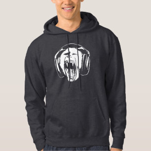 Headphones Monkey Music Lover Hoodie