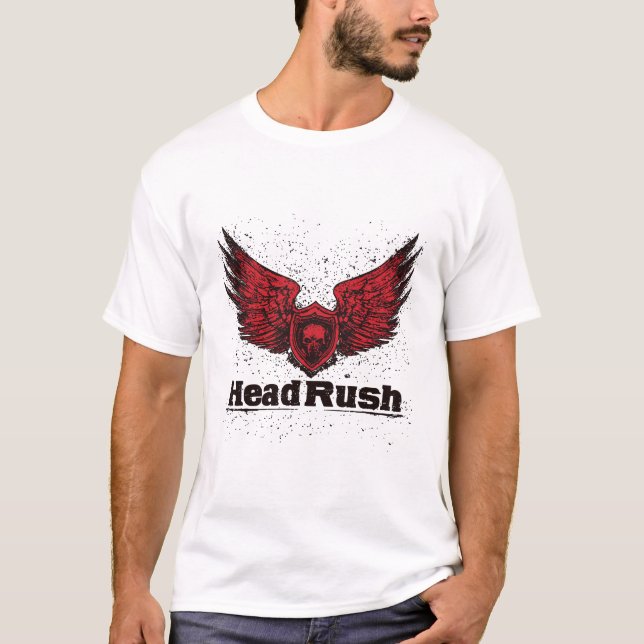 HEADRUSH T - SHIRT DESIGN (Vorderseite)