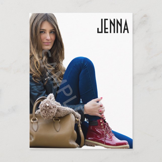 Headshot-Karten für Entertainer Postkarte (Vorderseite)