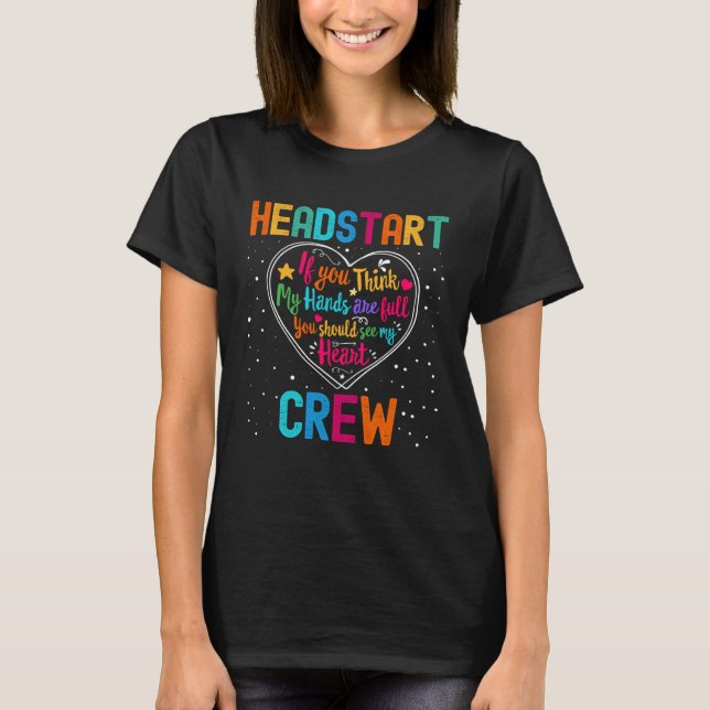Headstart Crew Appreciation Week Back to School He T-Shirt (Vorderseite)