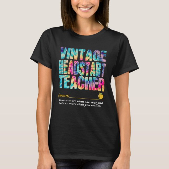 Headstart Teacher Appreciation Week Back to School T-Shirt (Vorderseite)