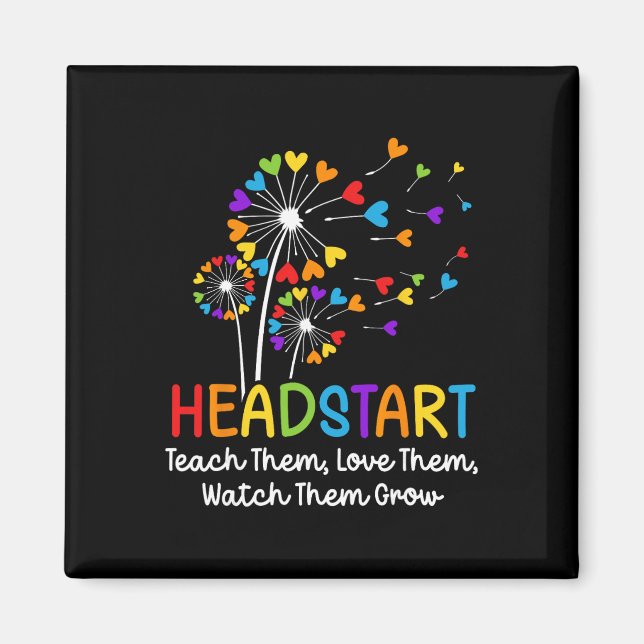 Headstart Teacher Early Childhood Educator  Magnet (Vorne)