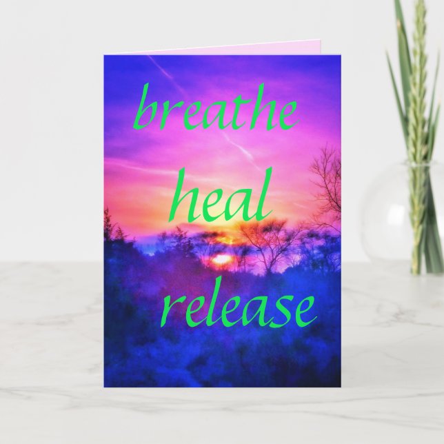 HEAL GREETCARD KARTE (Vorderseite)