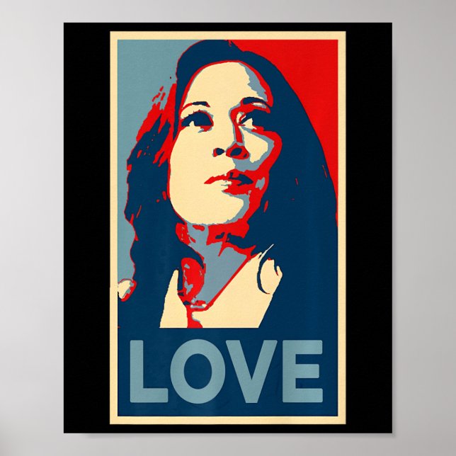Heal Liebe Hoffnung Kamala Harris Obama 47 Unterst Poster (Vorne)
