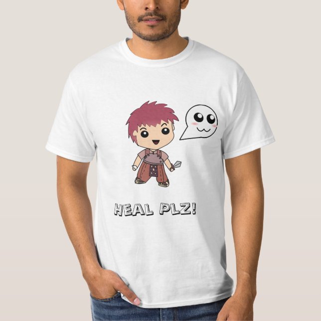 Heal Plz! Lehrling T-Shirt (Vorderseite)