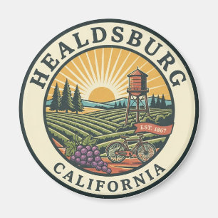 Healdsburg California Reise Magnet