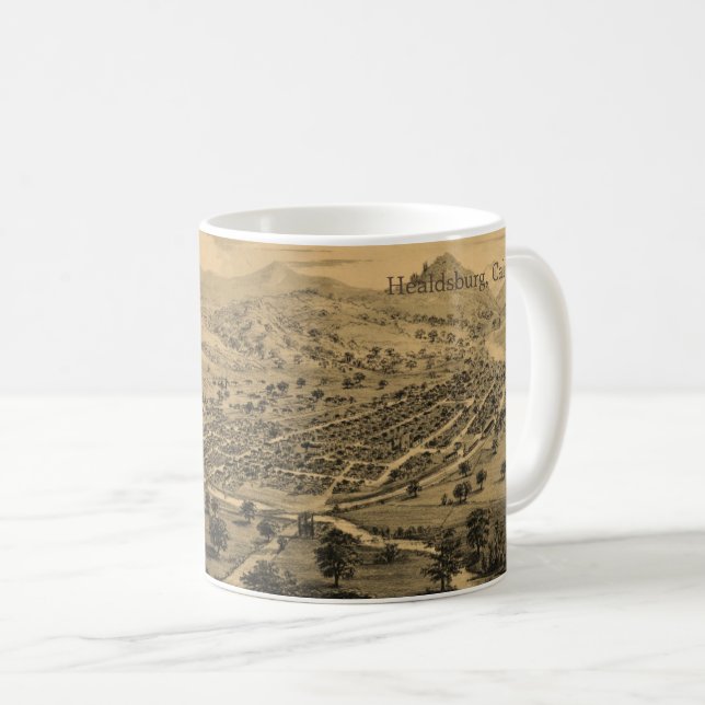 Healdsburg California TASSE (VorderseiteRechts)
