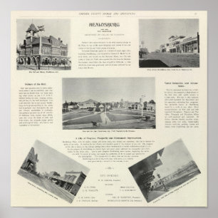 Healdsburg, Kalifornien Poster