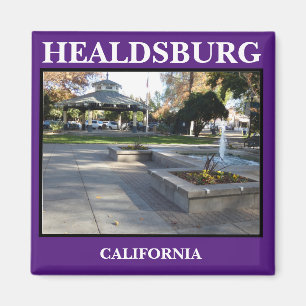 Healdsburg Plaza Kitchen Magnet