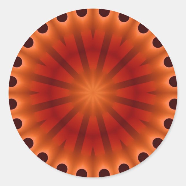 Healing Energy Mandala #41 Aufkleber (Vorderseite)
