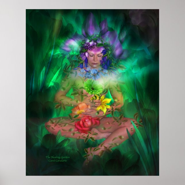 Healing Garden Art Poster/Print Poster (Vorne)