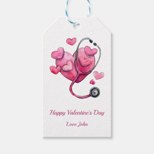 Healing Hearts Valentine Design Geschenkanhänger (Vorderseite)