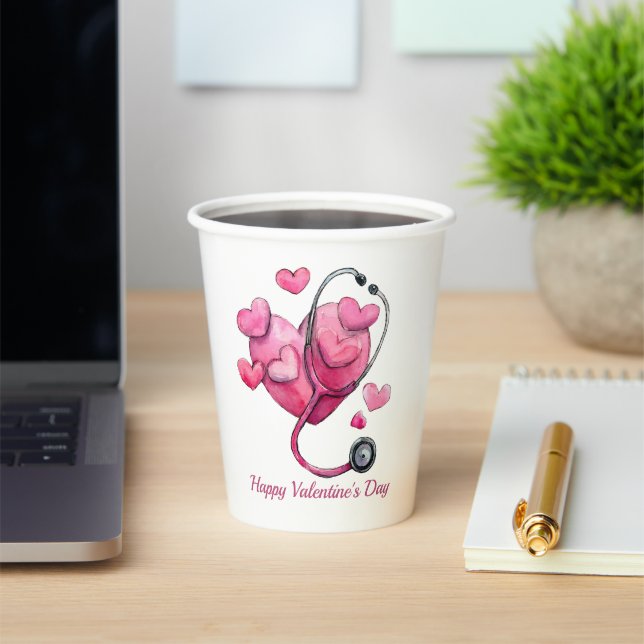 Healing Hearts Valentine Design Pappbecher (InSitu)