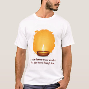 Healing Light Kerzen-T-Shirt   Inspirierende Zitat T-Shirt