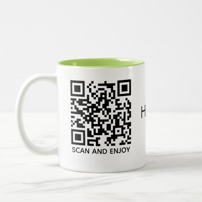 Healing Music QR Code Mug – Ala Classic Mug, 11 oz (Gauche)