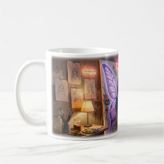 Healing Wings in an Urban Dream Studio Mug Kaffeetasse