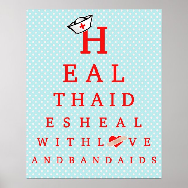 Health Aide Office Decor Poster (Vorne)