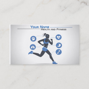 Health and Fitness Visitenkarte