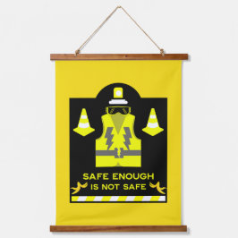 Health And Safety Gifts For Employees Wandteppich Mit Holzrahmen