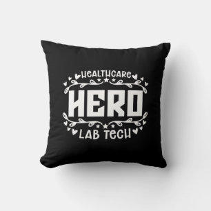 Health Care Hero Labrador Tech Labortechniker Kissen