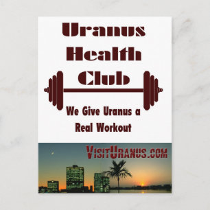 Health Club Postkarte