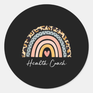 Health Coach Mental Health Coach Mental Awareness Runder Aufkleber