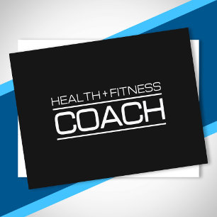 Health Fitness Coach Personal Trainer Gymnastikaus Postkarte