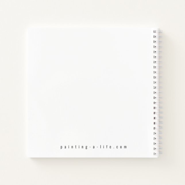 Health Journal, Light Pink Notizbuch (Rückseite)