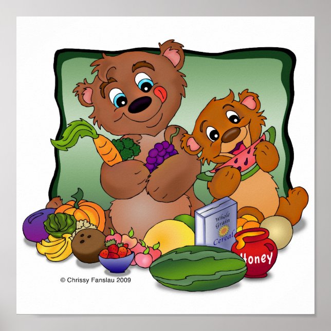 ‚Health Nut Bears‘ Poster (Vorne)