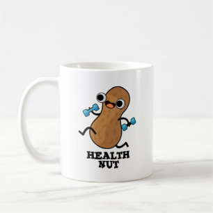 Health Nut Funny Exercure Peanut Puff Kaffeetasse
