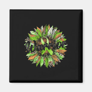 Health Warrior Leopard Sonnenblume Grüne Multifunk Magnet